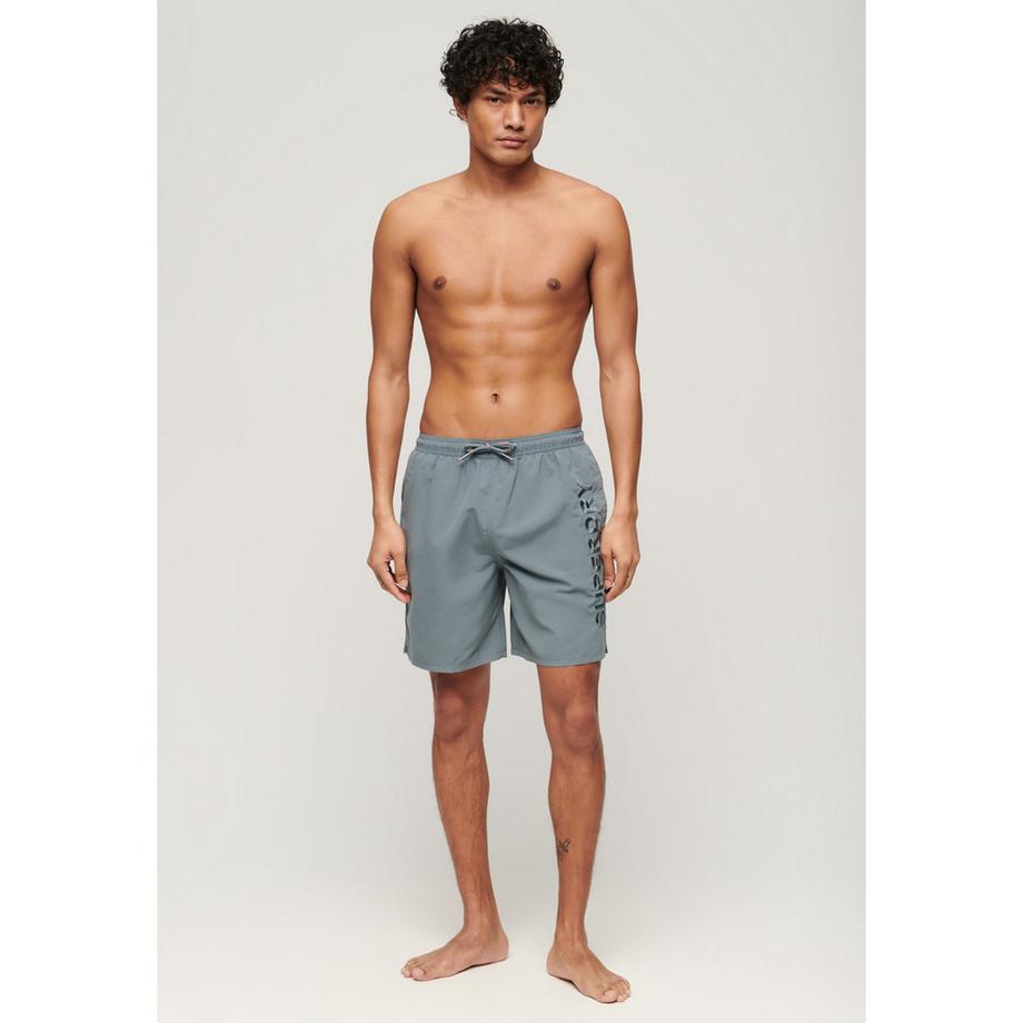 Superdry Bestickte Badeshorts 43 cm  