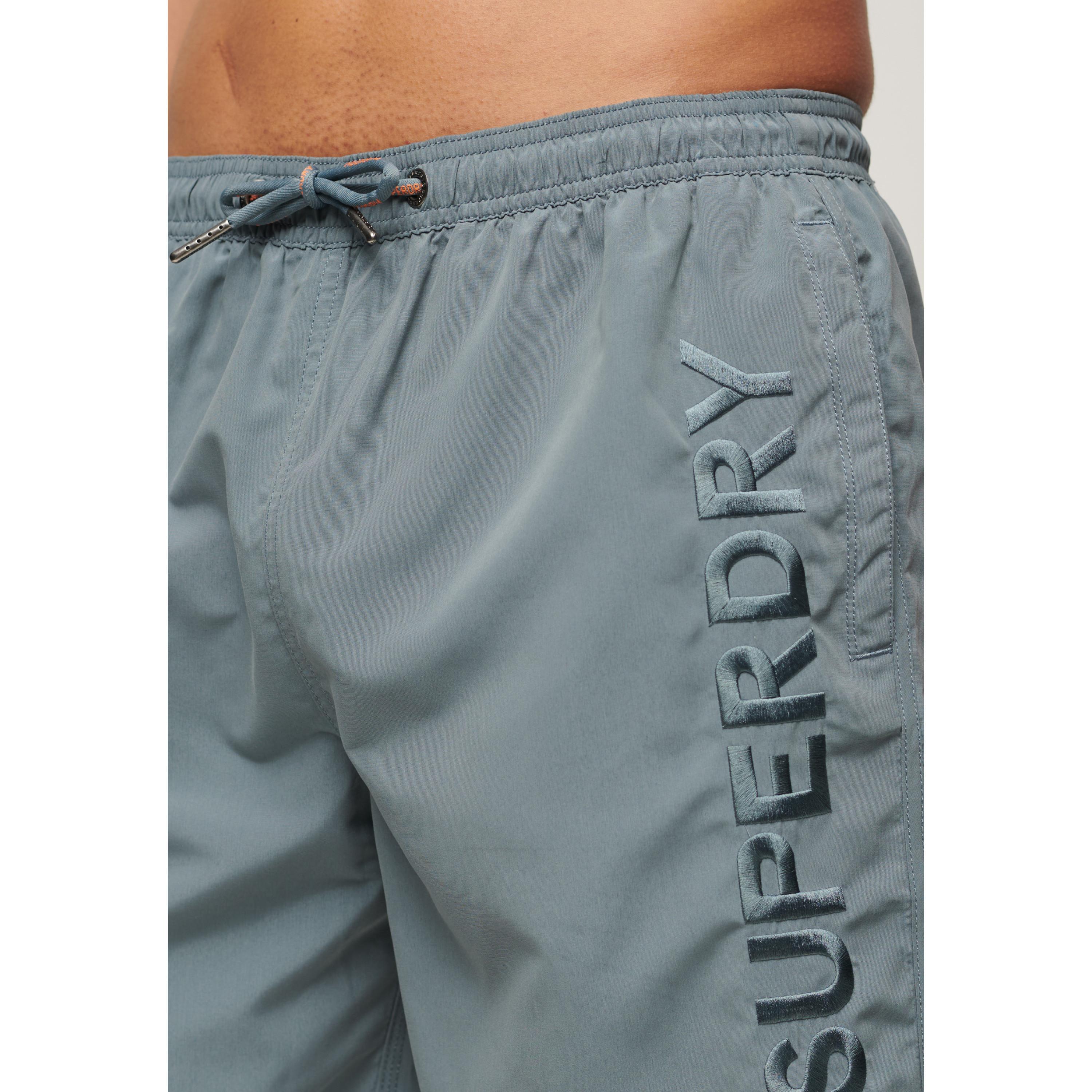 Superdry Bestickte Badeshorts 43 cm  