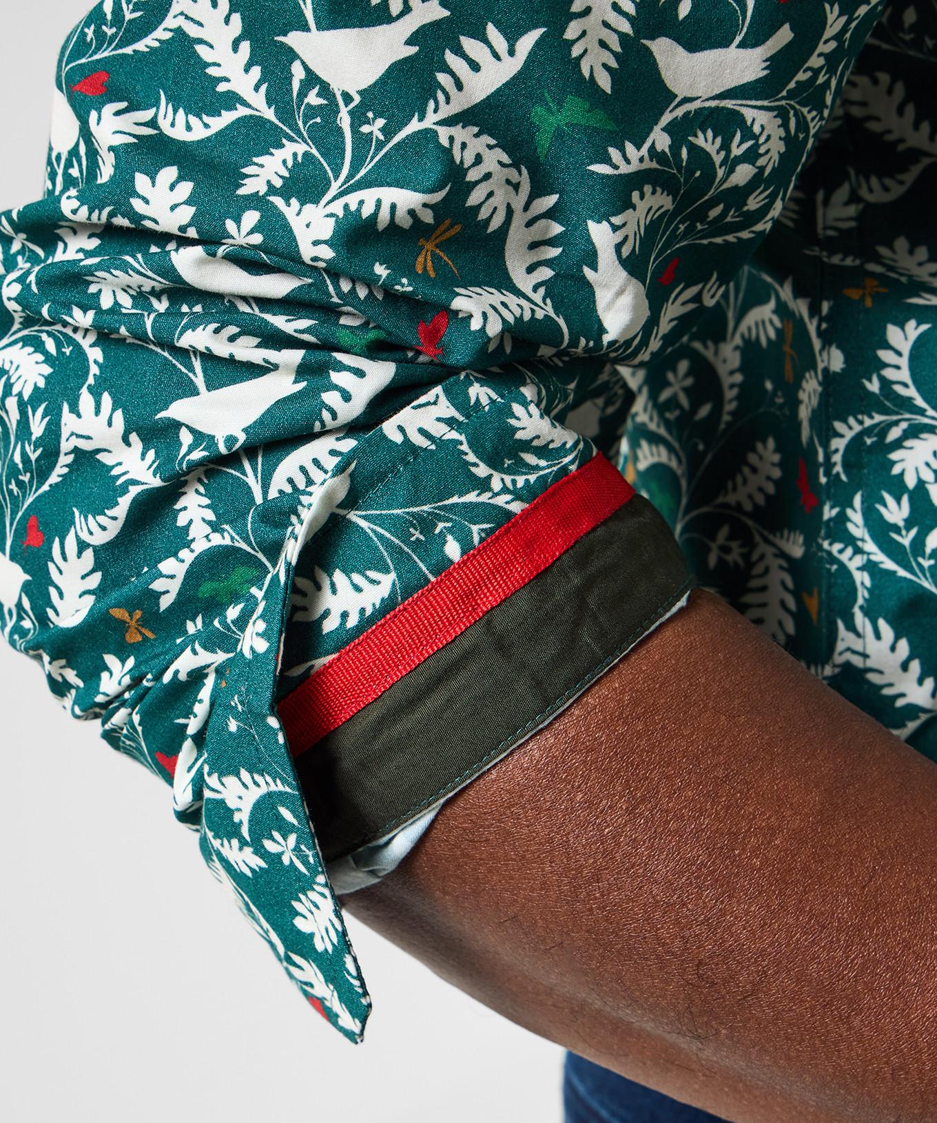 Joe Browns Langarmhemd Vogelmotiv  