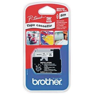 E+P Elektrik PTOUCH Band,nicht lam. schwarz/weiss M-K231SBZ zu PT-65/75/85/110 12mm/4m  