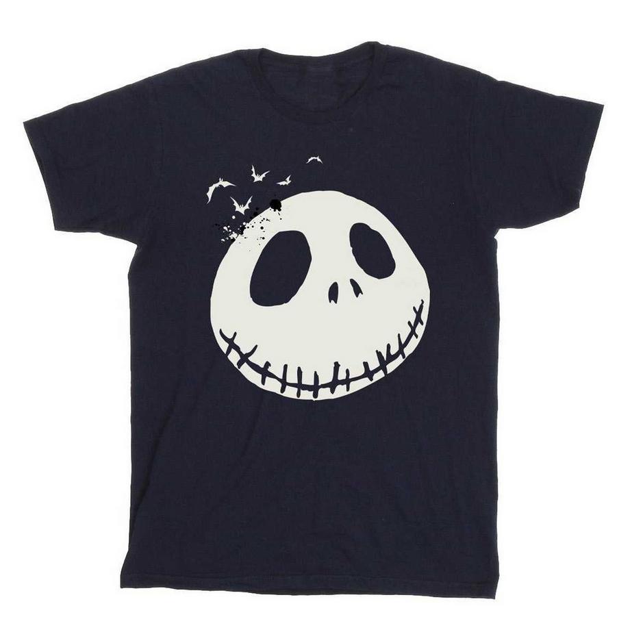 Maglietta Jack Skellington Viso Cotone Ragazze