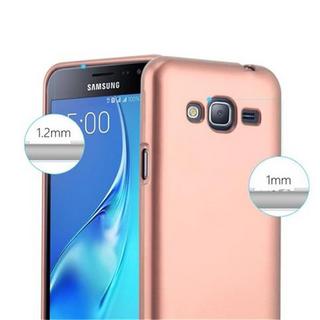 Cadorabo  Housse compatible avec Samsung Galaxy J3 2016 - Coque de protection en silicone TPU flexible 