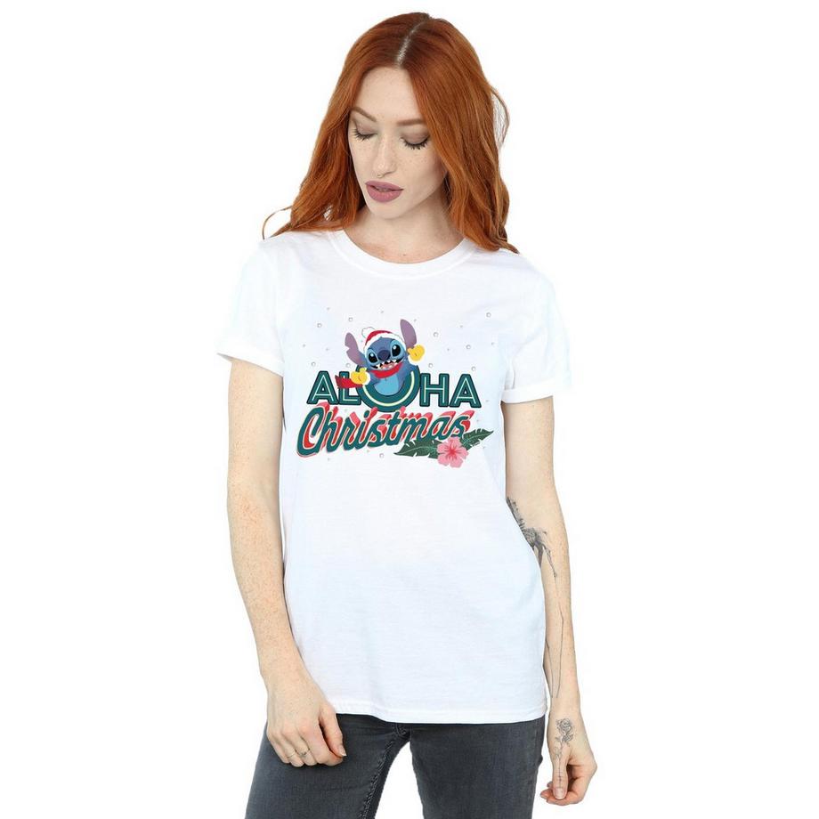 Disney Aloha Christmas Stitch T-Shirt  