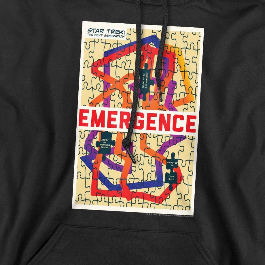 Star Trek The Next Generation Season 7 Episode 23 Felpa con cappuccio  