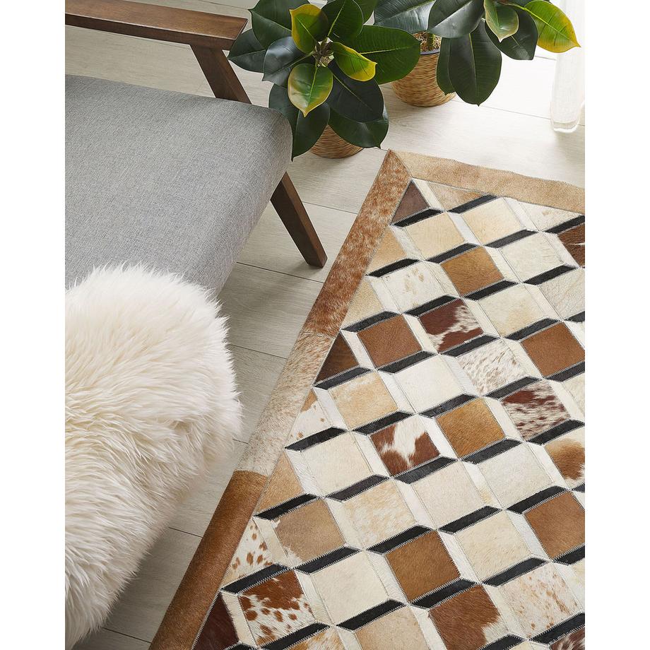 Beliani Tapis en Peau de vache  SERINOVA  