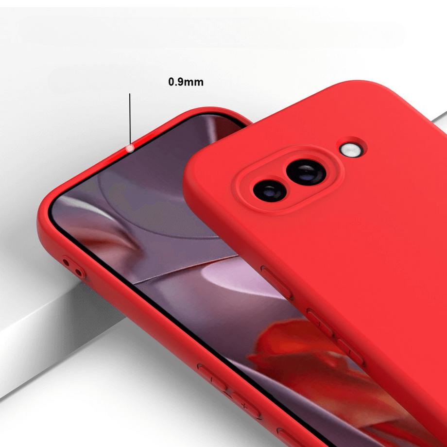 Cover-Discount  Google Pixel 9a - Silikon Gummi Hülle mit Riemen 