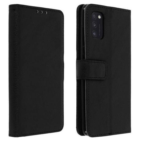 Avizar  Etui Galaxy A41 Portefeuille Noir 