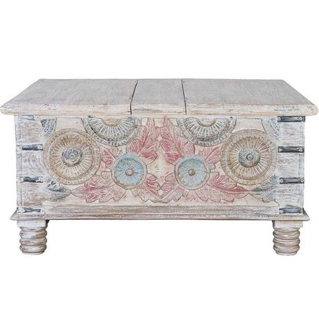 mutoni Tavolino mango multicolore 90x90  