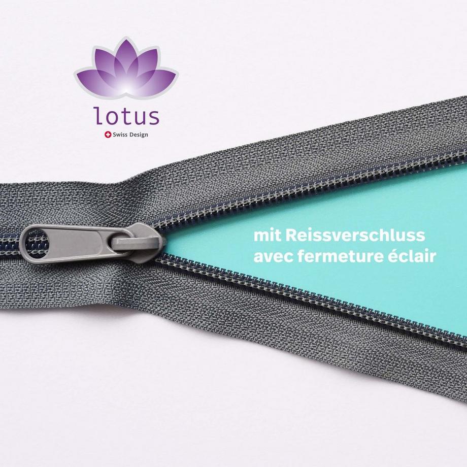 Lotus Bettwaren Lotus Biancheria da Letto in Flanella Tinta Unita  