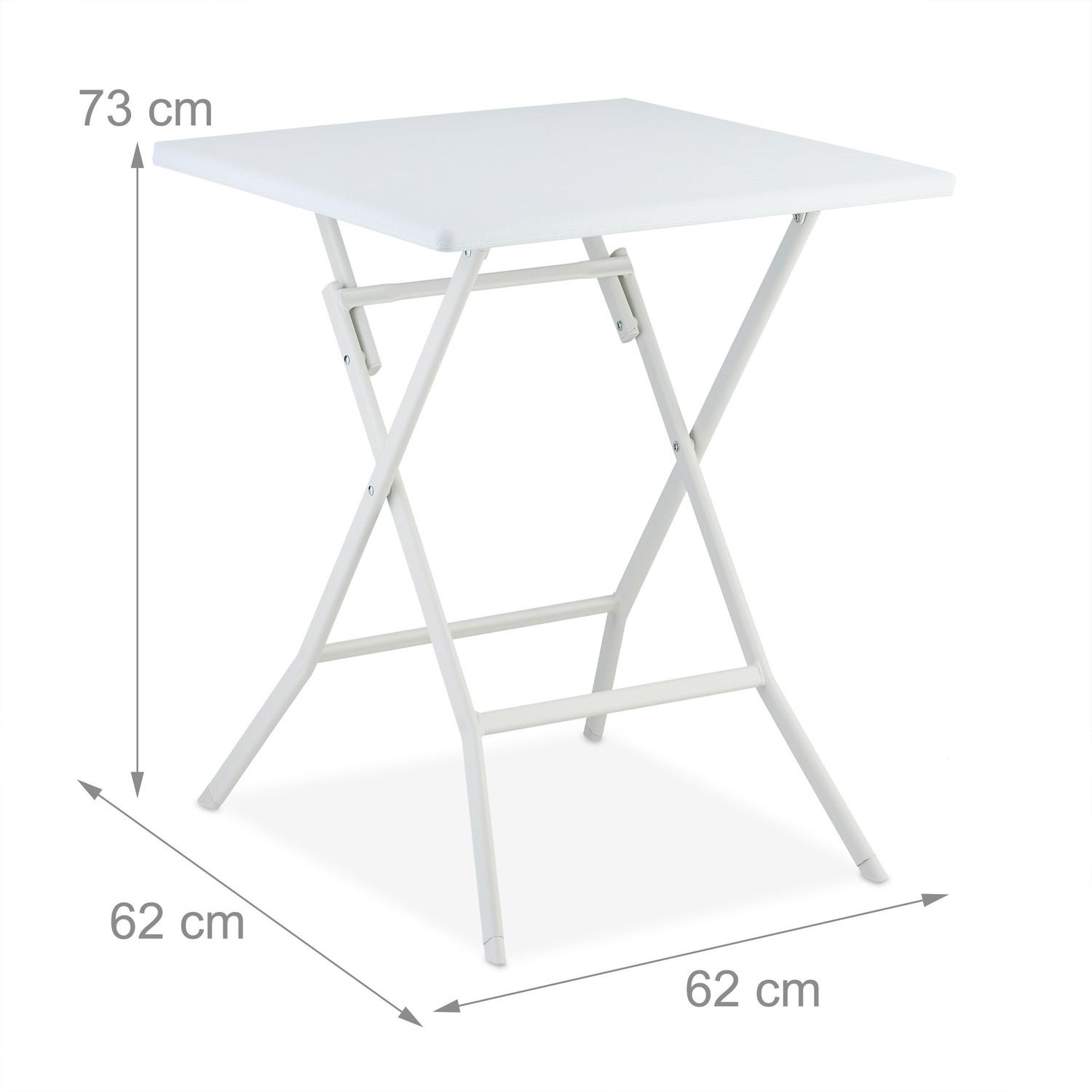 B2X Ensemble de meubles de balcon 3 pièces aspect bois  