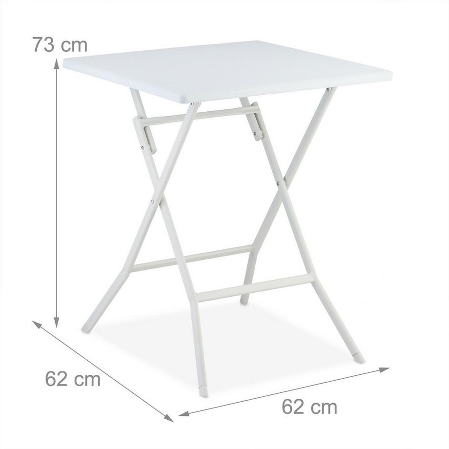 B2X 3-teiliges Balkonmöbel-Set in Holzoptik  