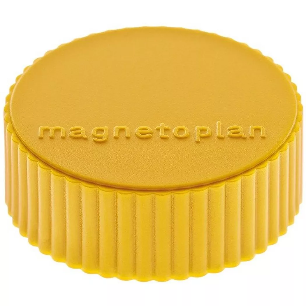 magnetoplan Discofix Rundmagnet , magnum, , gelb