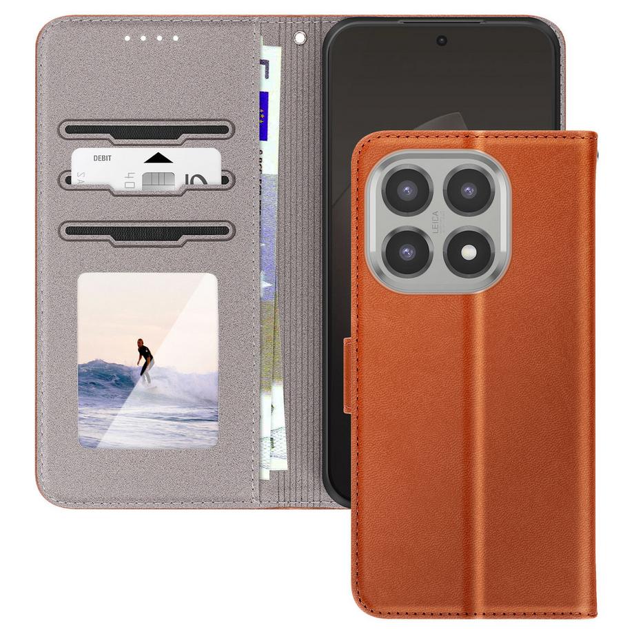 Avizar  Custodia a libro per Xiaomi 15T effetto pelle con portacarte e funzione stand 