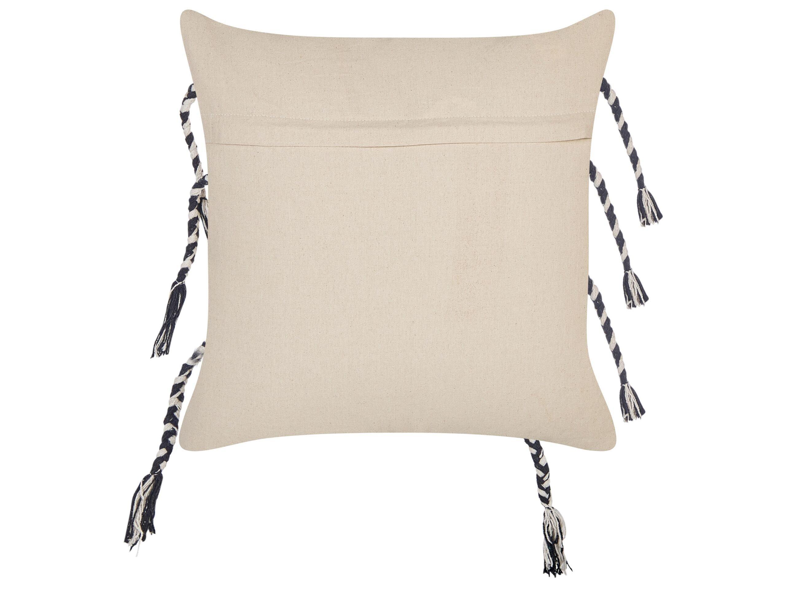 Beliani Coussin en Coton Boho ENDIVE  