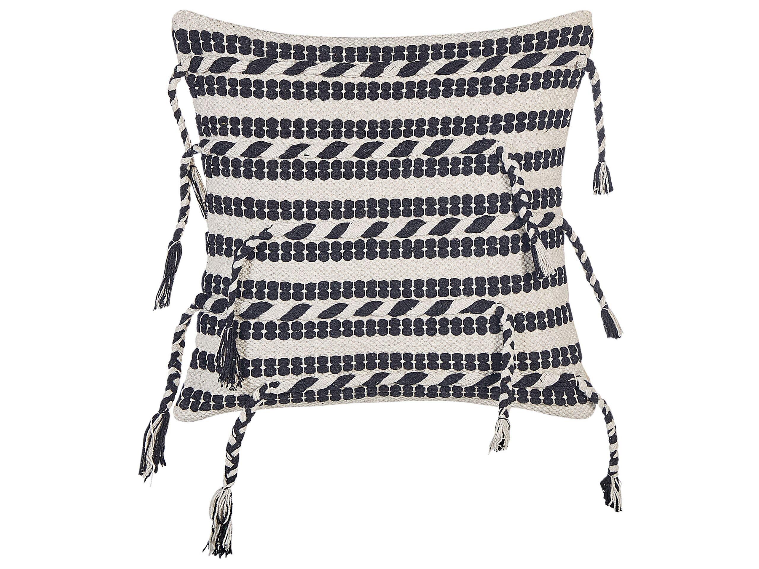 Beliani Cuscino decorativo en Cotone Boho ENDIVE  