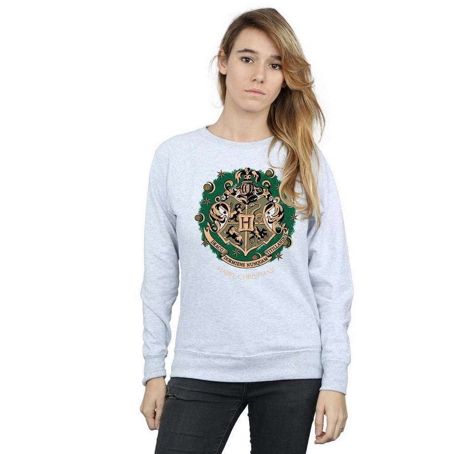 Harry Potter Stemma Hogwarts Slim Fit Felpa  