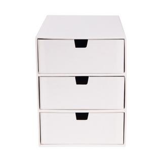 Bigso Box of Sweden Bigso INGRID Boîte à tiroirs 3 compartiments - Blanc  