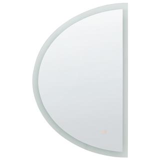 Beliani Miroir de salle de bain LED en Aluminium Moderne BEZONS  