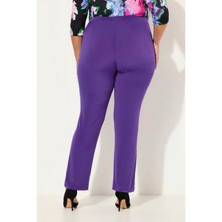 Ulla Popken  Pantaloni in jersey con cintura elastica zaffiro scuro 