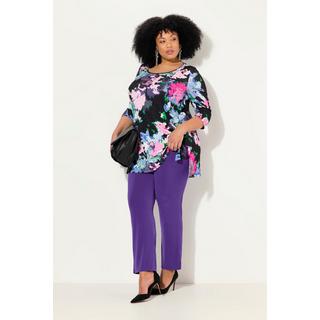 Ulla Popken  Pantalon en jersey avec taille élastique, jusqu'à la taille 68/70 