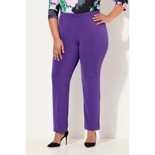 Ulla Popken  Pantaloni in jersey con cintura elastica zaffiro scuro 