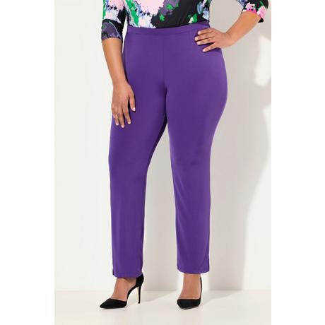 Ulla Popken  Pantalon en jersey avec taille élastique, jusqu'à la taille 68/70 