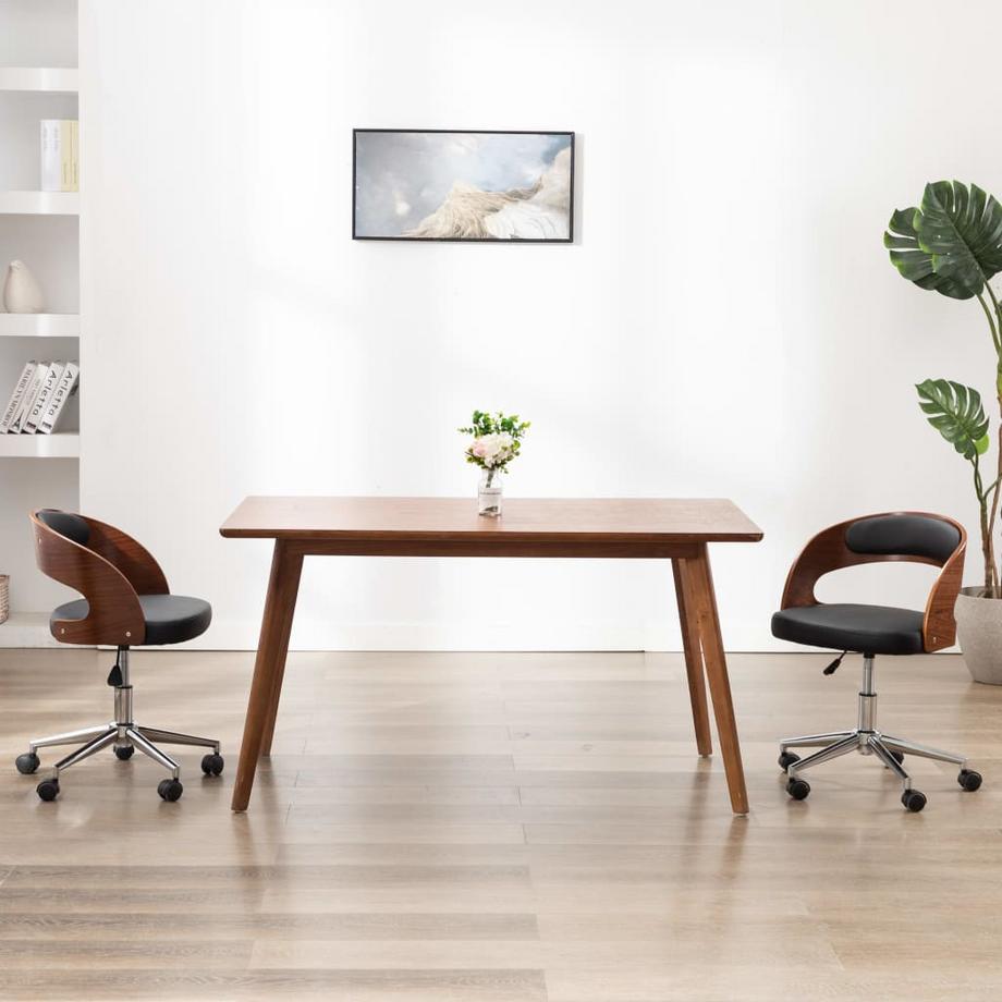 VidaXL Chaise de bureau cuir artificiel  