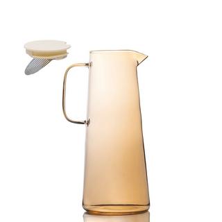 Intirilife Intirilife Carafe, Pichet en Verre, en Ambre  