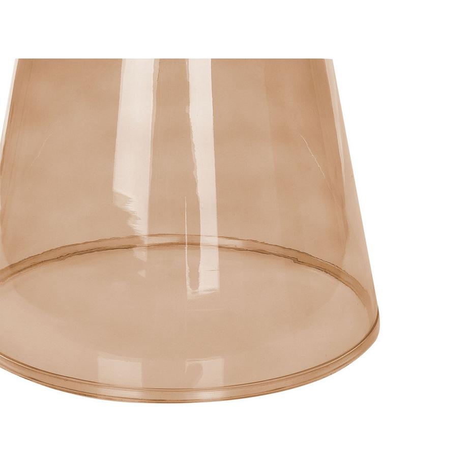 Beliani Beistelltisch aus Glas Retro LAGUNA  