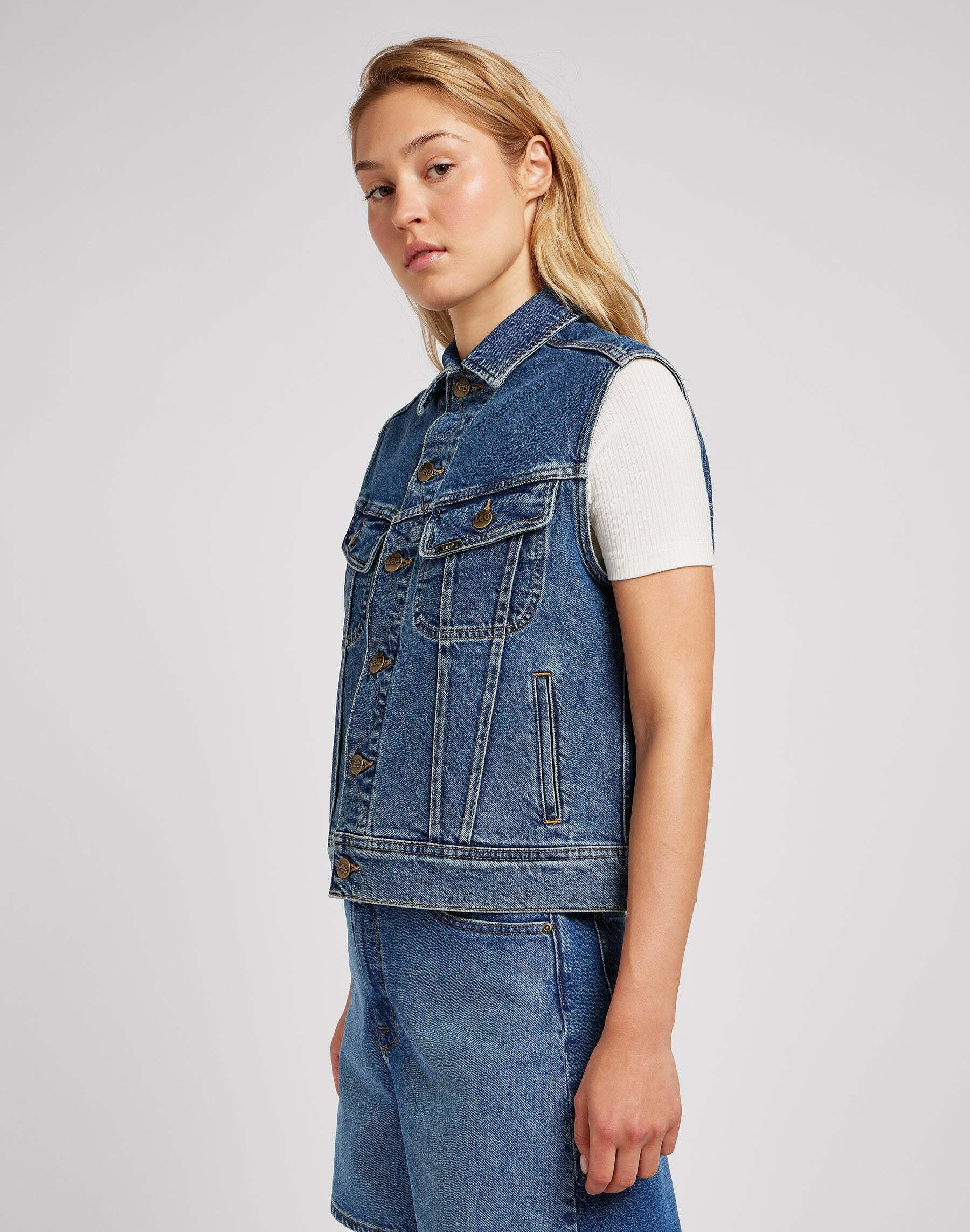 Lee  Veste en jean Sleeveless Rider Jacket 