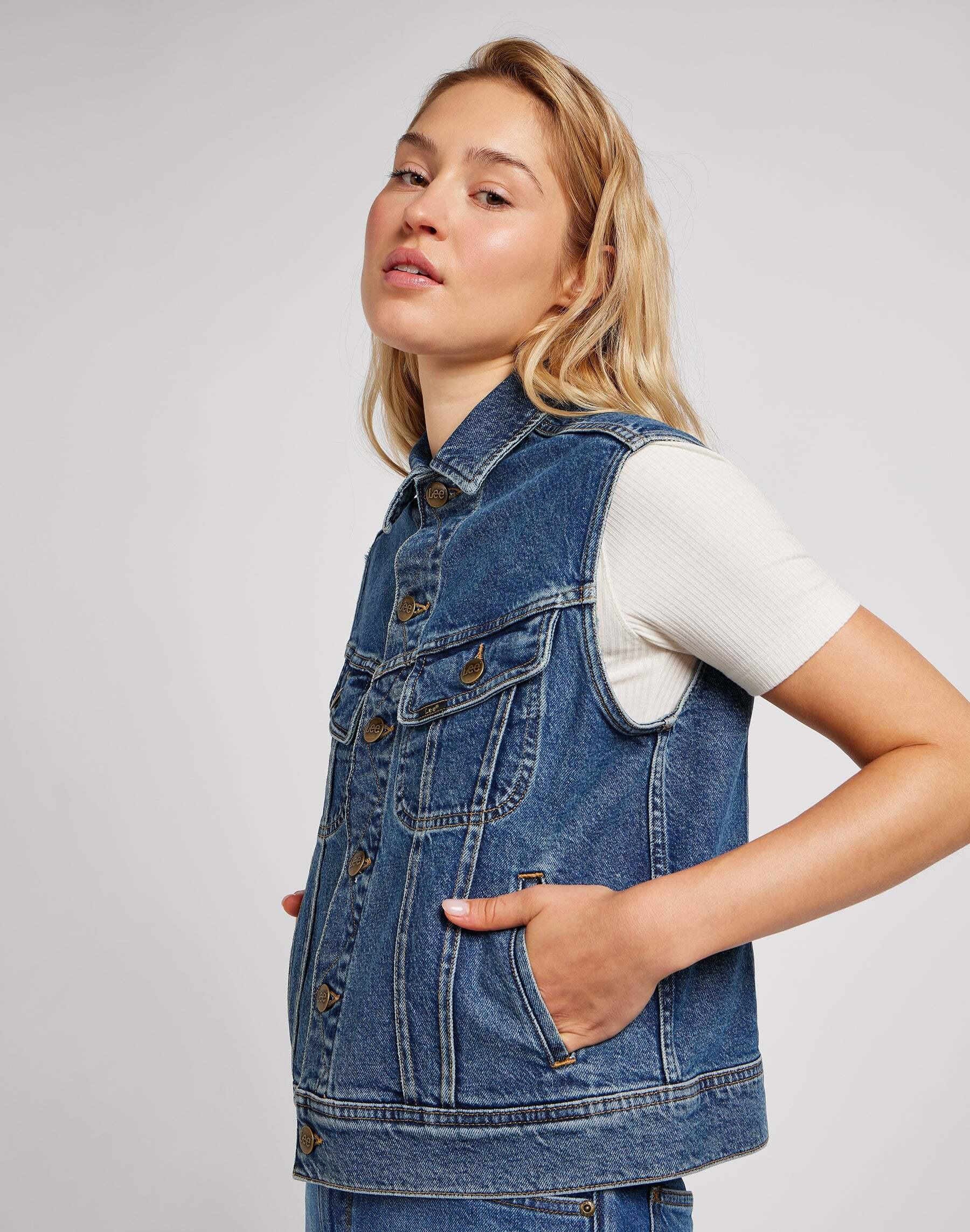 Lee  Veste en jean Sleeveless Rider Jacket 