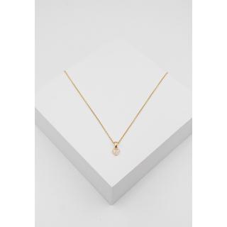 MUAU Schmuck  Anhänger Herz Gelbgold 750 Brillanten 0.06ct. 12x6mm 