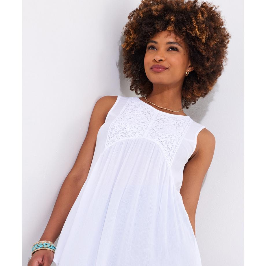 Joe Browns Tunica Orlo Fazzoletto Inserto Pizzo  