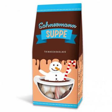 Chocolat chaud bonhomme de neige