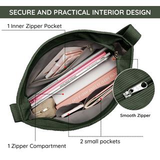 Only-bags.store Kordtasche Umhängetasche mit Reißverschluss Wasserdichter Shopper  