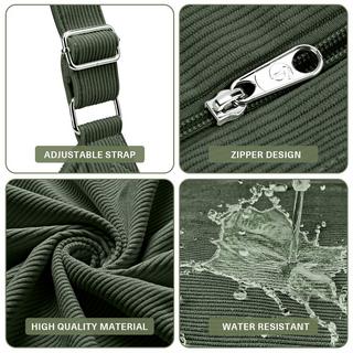 Only-bags.store Kordtasche Umhängetasche mit Reißverschluss Wasserdichter Shopper  