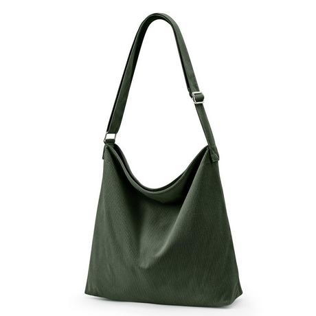 Only-bags.store Kordtasche Umhängetasche mit Reißverschluss Wasserdichter Shopper  