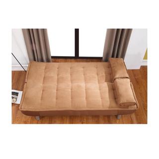 Vente-unique Schlafsofa Klappsofa Mishan Karamell  