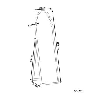 Beliani Miroir sur pied en MDF Moderne CHATILLON  