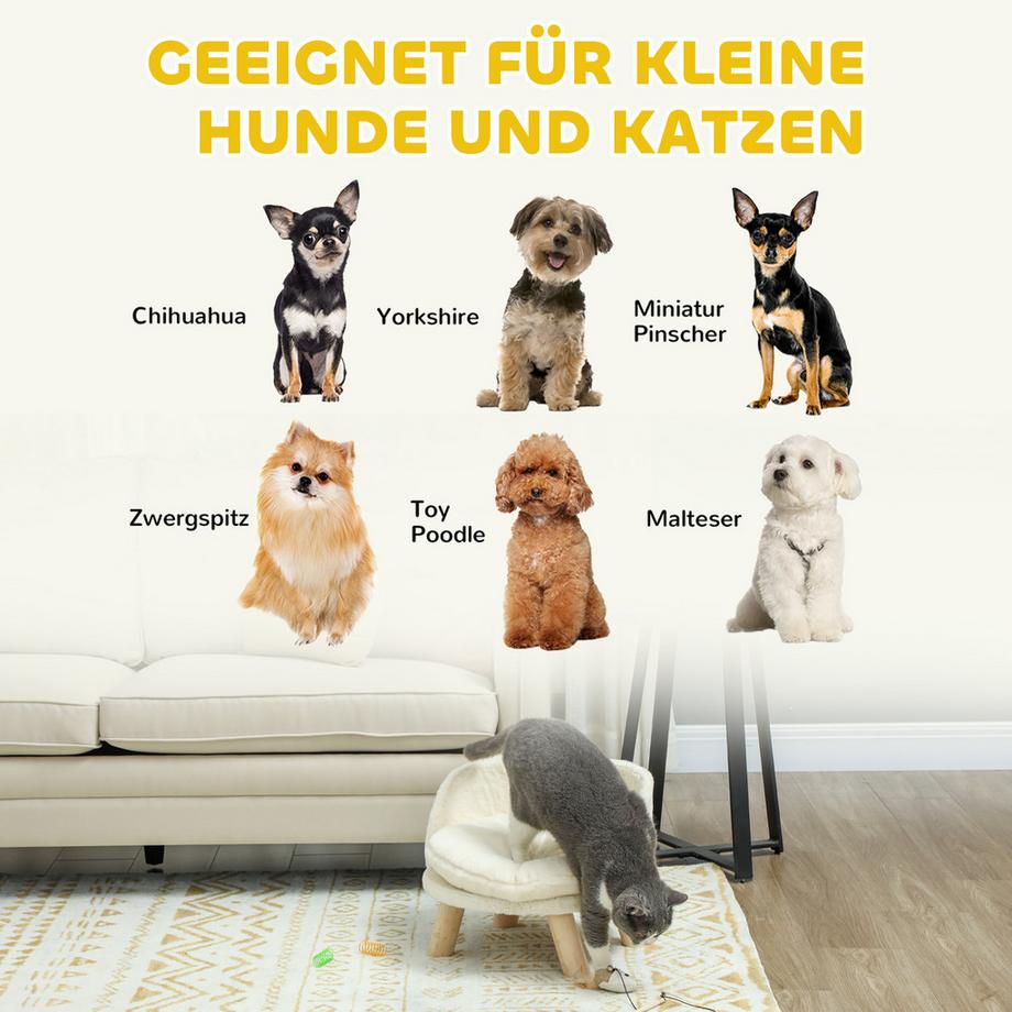 PawHut  Lit pour animaux de compagnie 