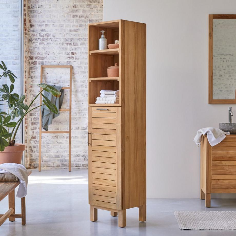 Tikamoon Colonne en teck massif Soho  