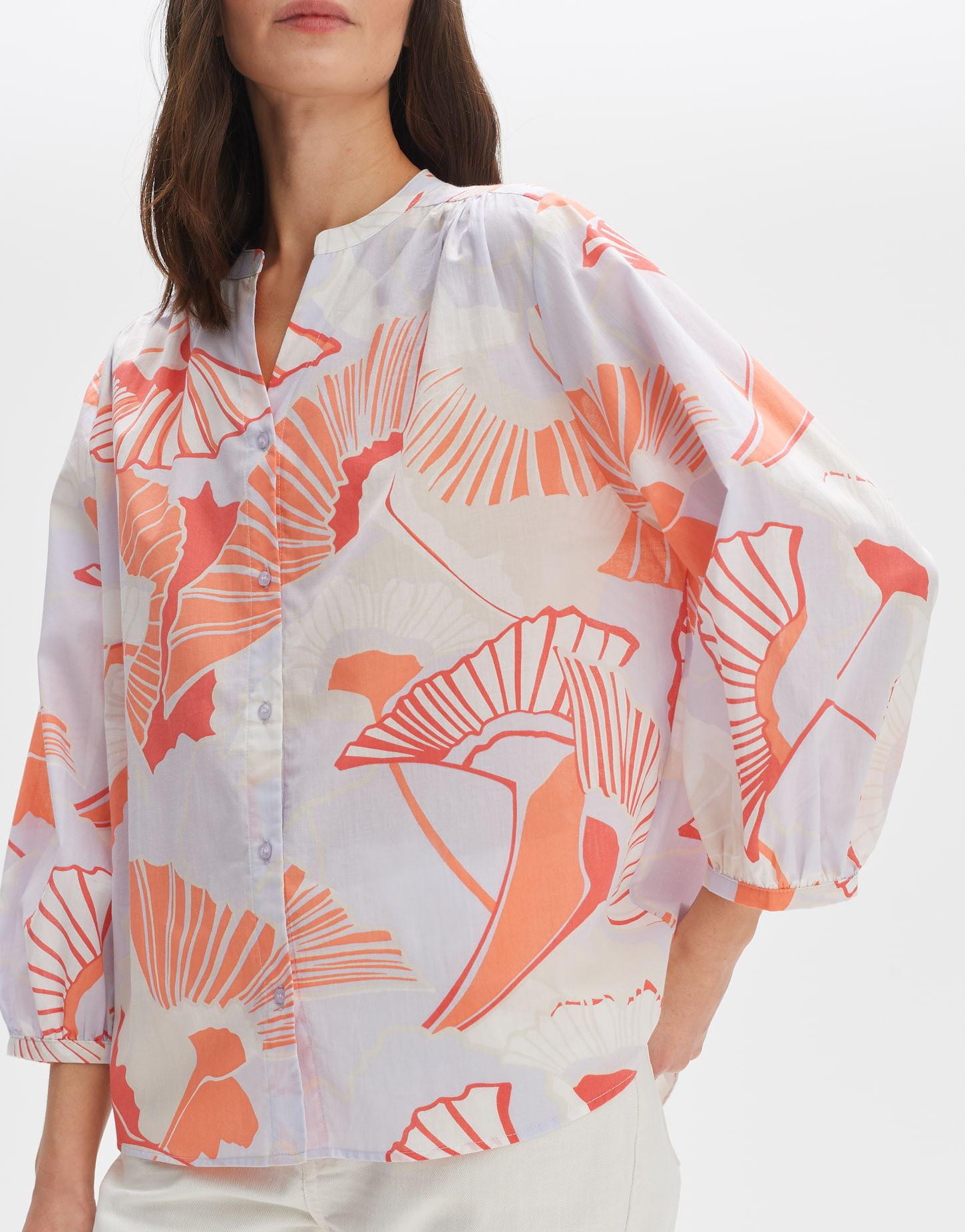 OPUS  Printbluse Faomi nature O-Form 