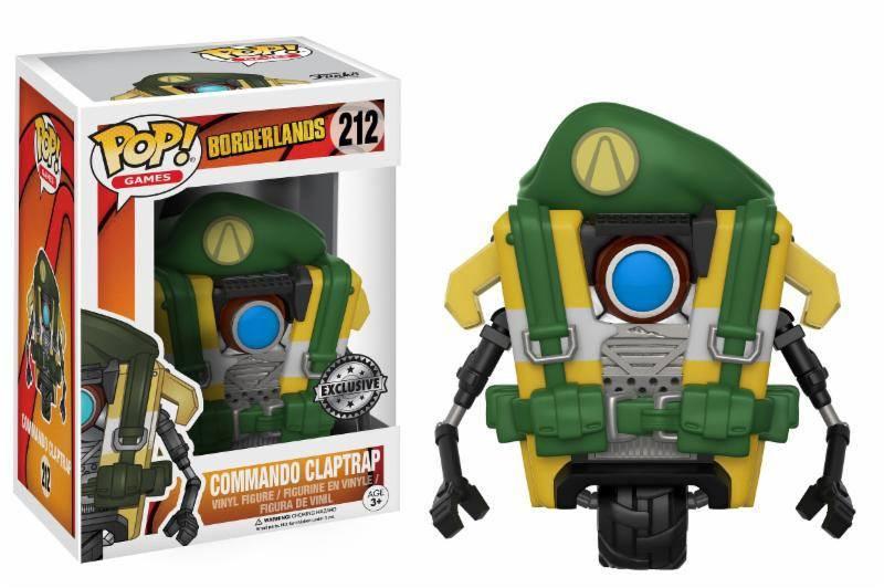 Funko  Borderlands POP! Games Vinyl Figur Commando Claptrap 