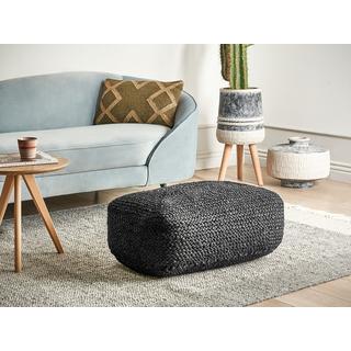 Beliani Pouf aus Jute Boho ISARDA  
