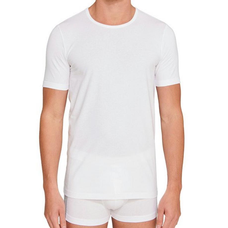 Schiesser 4er Pack Bio Baumwolle T-Shirt  