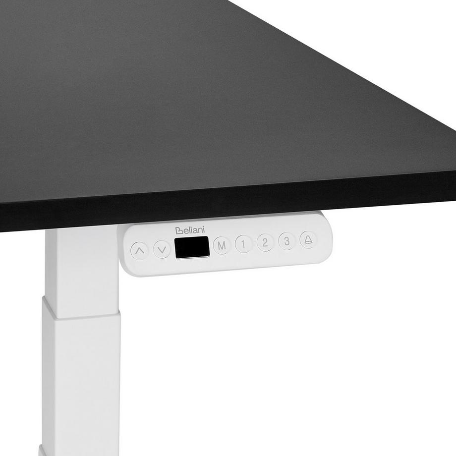 Beliani Bureau réglable en hauteur électriquement en Panneau de particules de bois  DESTINES  