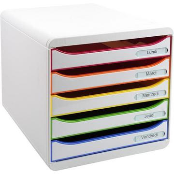 Schubladenbox Big Box Plus 5 Schubladen, Weiss