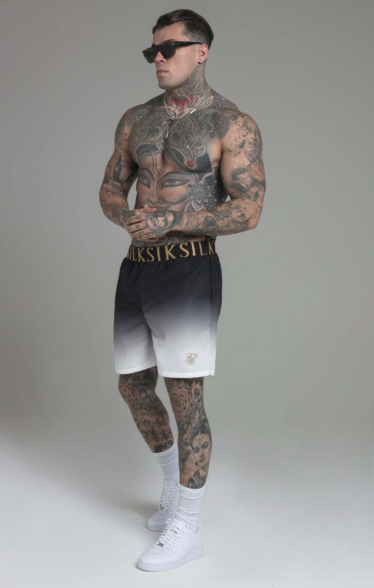 Sik Silk  Badehose Fade Swim Shorts 