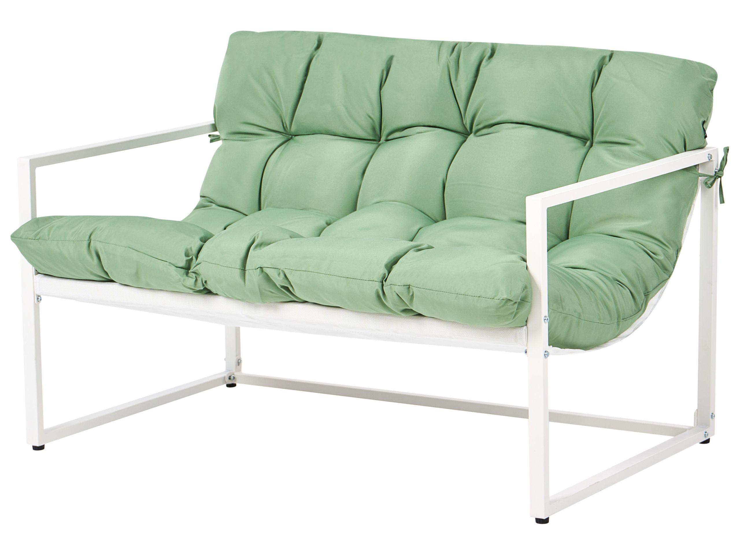 Beliani Ensemble de salon avec table en Acier Moderne GARDA  