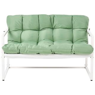 Beliani Ensemble de salon avec table en Acier Moderne GARDA  